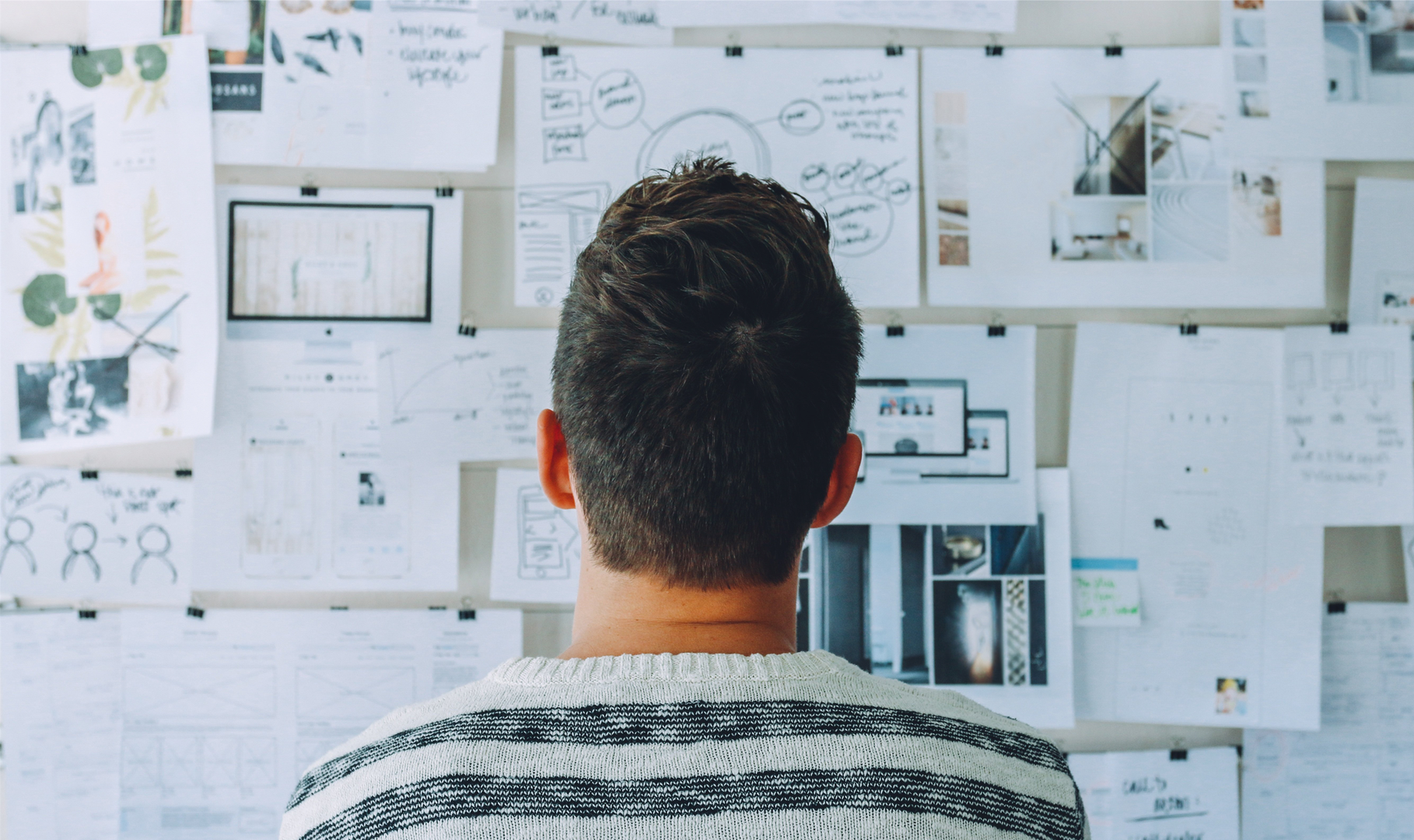 A pharmacist reviewing plans